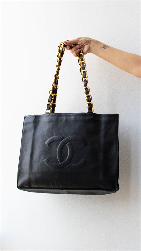 chanel chunky chain tote|chanel tote bags.